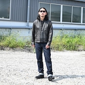 OLD JOE(オールドジョー)PATINA DEERSKIN COSSAK JACKETスタイル
