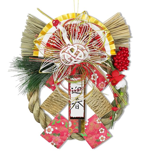 2019お正月】お正月お飾り✳︎ 紅白 獅子舞がついた新年にぴったりの
