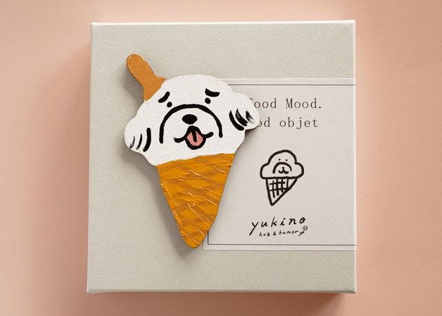 wood objet 原画 小「アイス犬」スプーン
