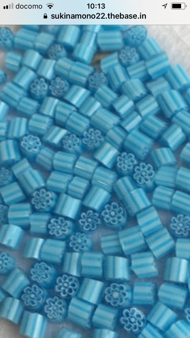 ミルフィオリ Caribbean Blue 4〜5㎜ 15g