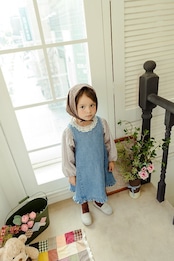 韓国子供服 / 26Autumn / 〖取寄〗milkpowder / シュガーブラウス / 女子服 *XS~JS*
