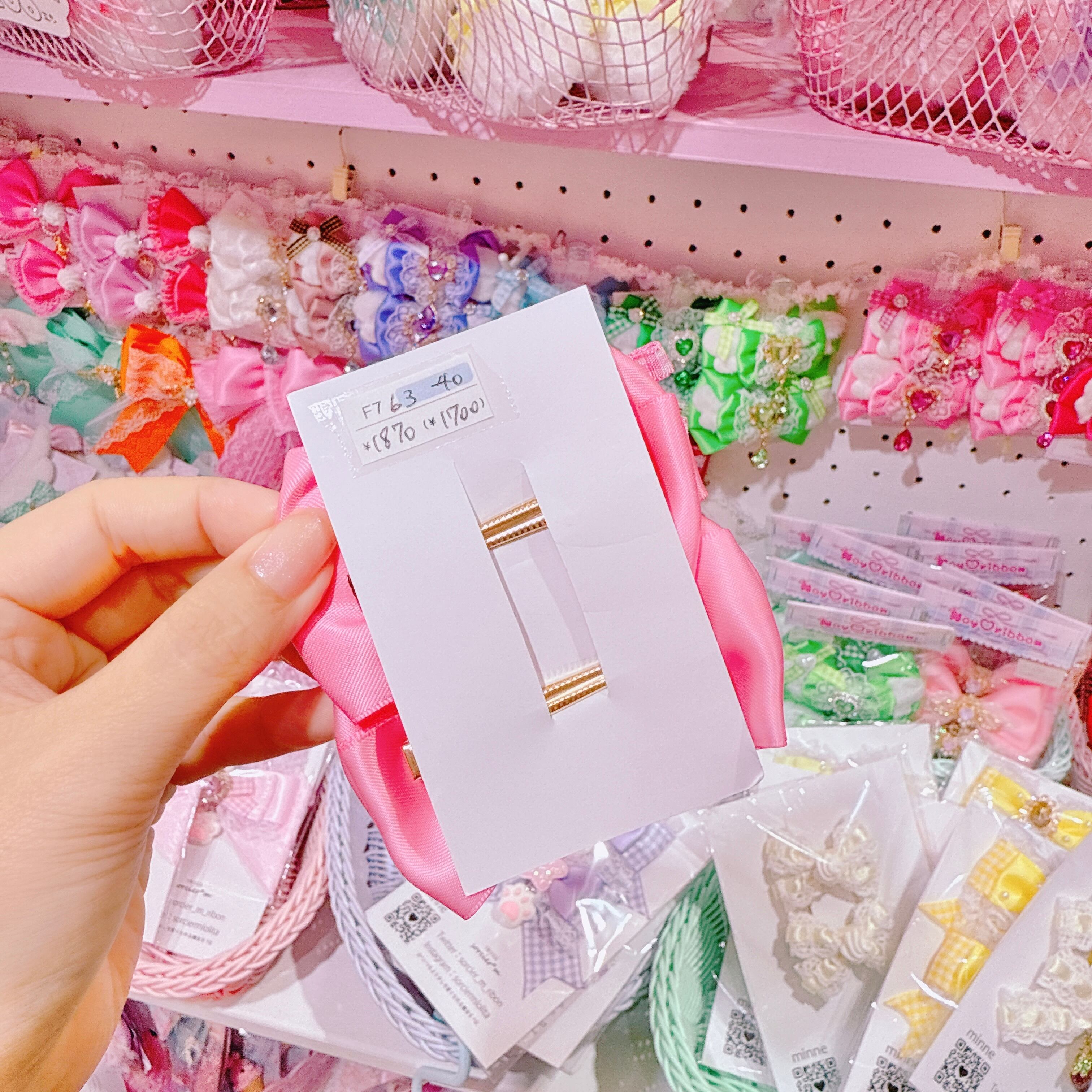 【F7】63-40推し活ツインヘアクリップ