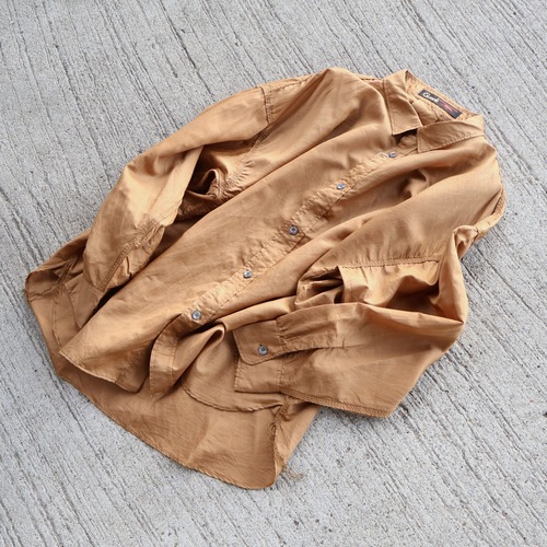 Gurank “ Ramie shirts ( Camel )”