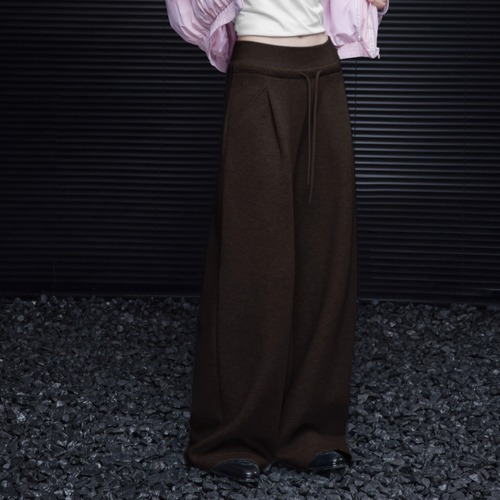 スウェットワイドレッグパンツ ・20191