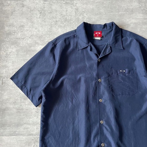 OAKLEY / 90's archive open collar shirt size L