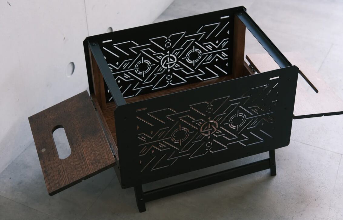 希少　BLACK DESIGN ブラックデザイン 合舎 アイアンプレート4枚 2a4250fb9d14c566aee81ff056ea5f