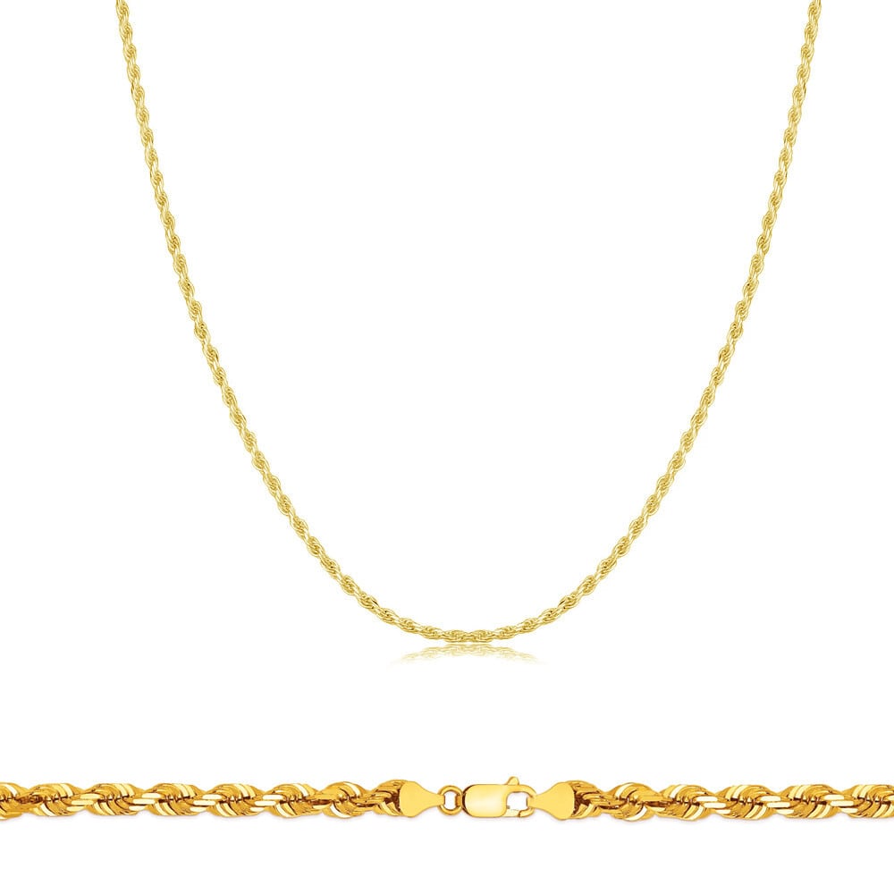 14K 0.8mm Box Chain (18インチ) | BELIEVER JEWELRY