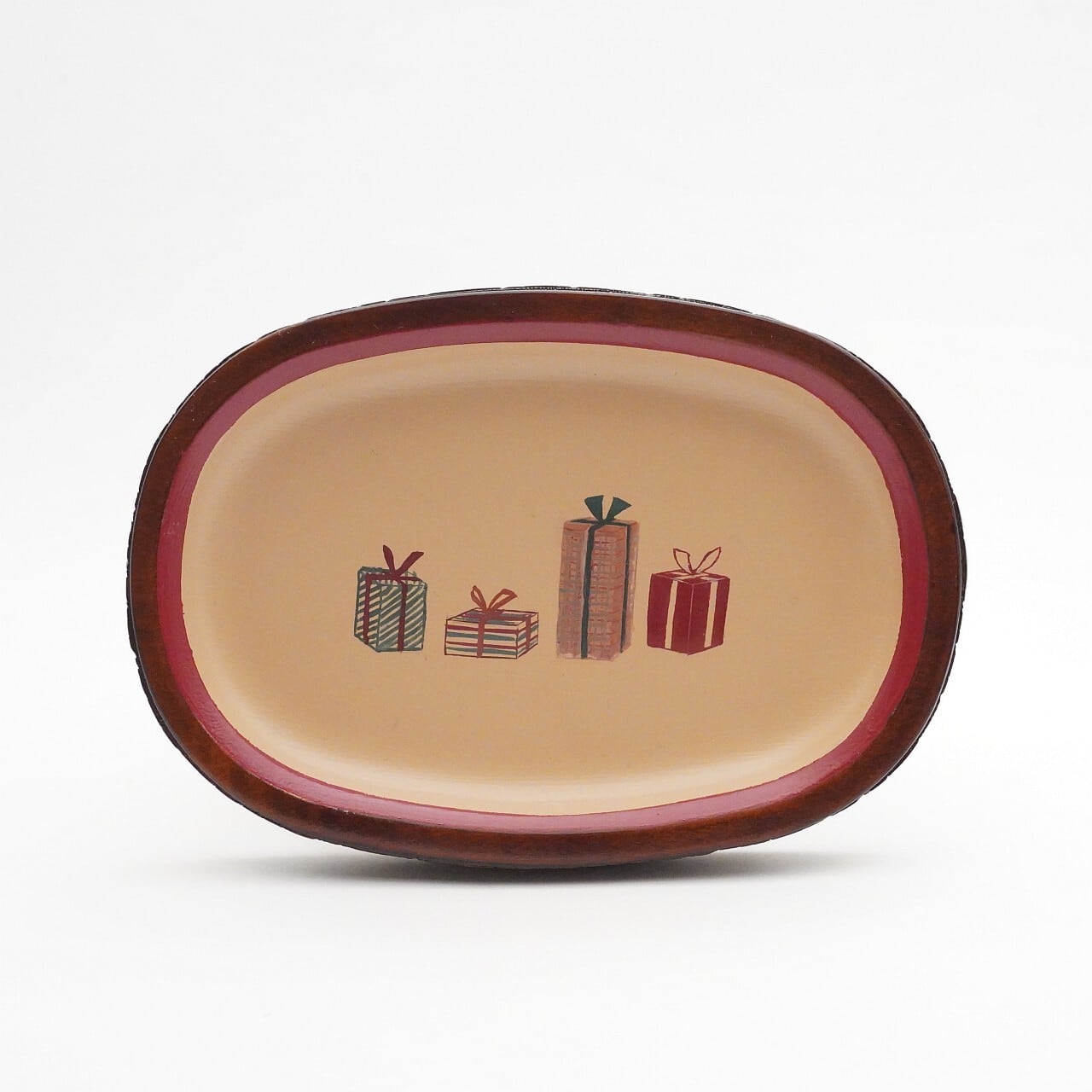 【寺嶋志乃】 漆の小判皿 プレゼント