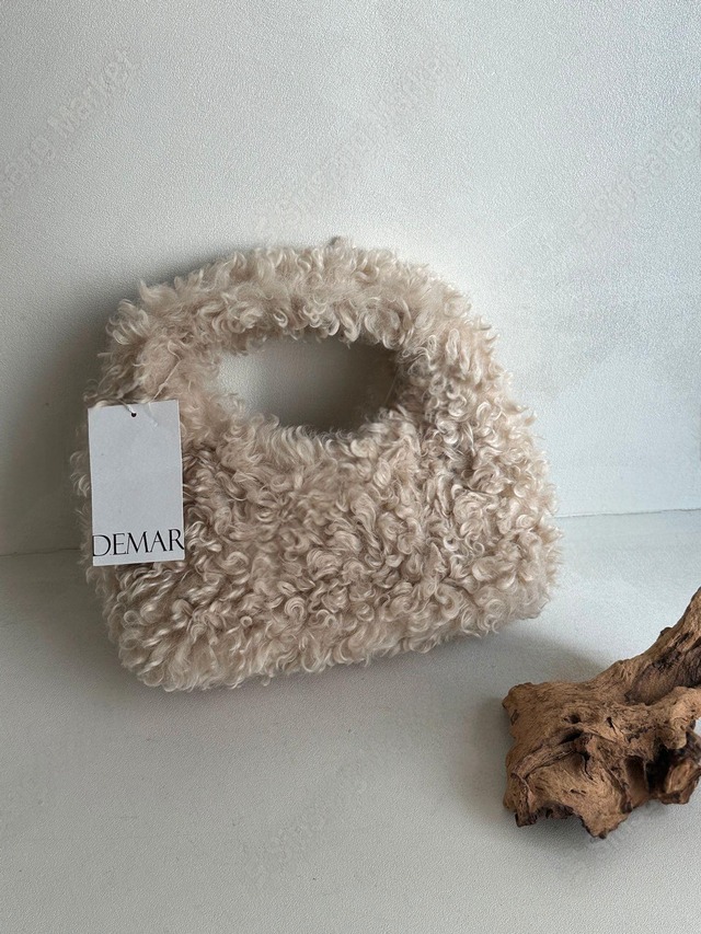 Curly Fur Mini Hand Bag