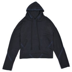 【GREG LAUREN】  BLACK FLEECE BASIC HOODIE（BLACK）