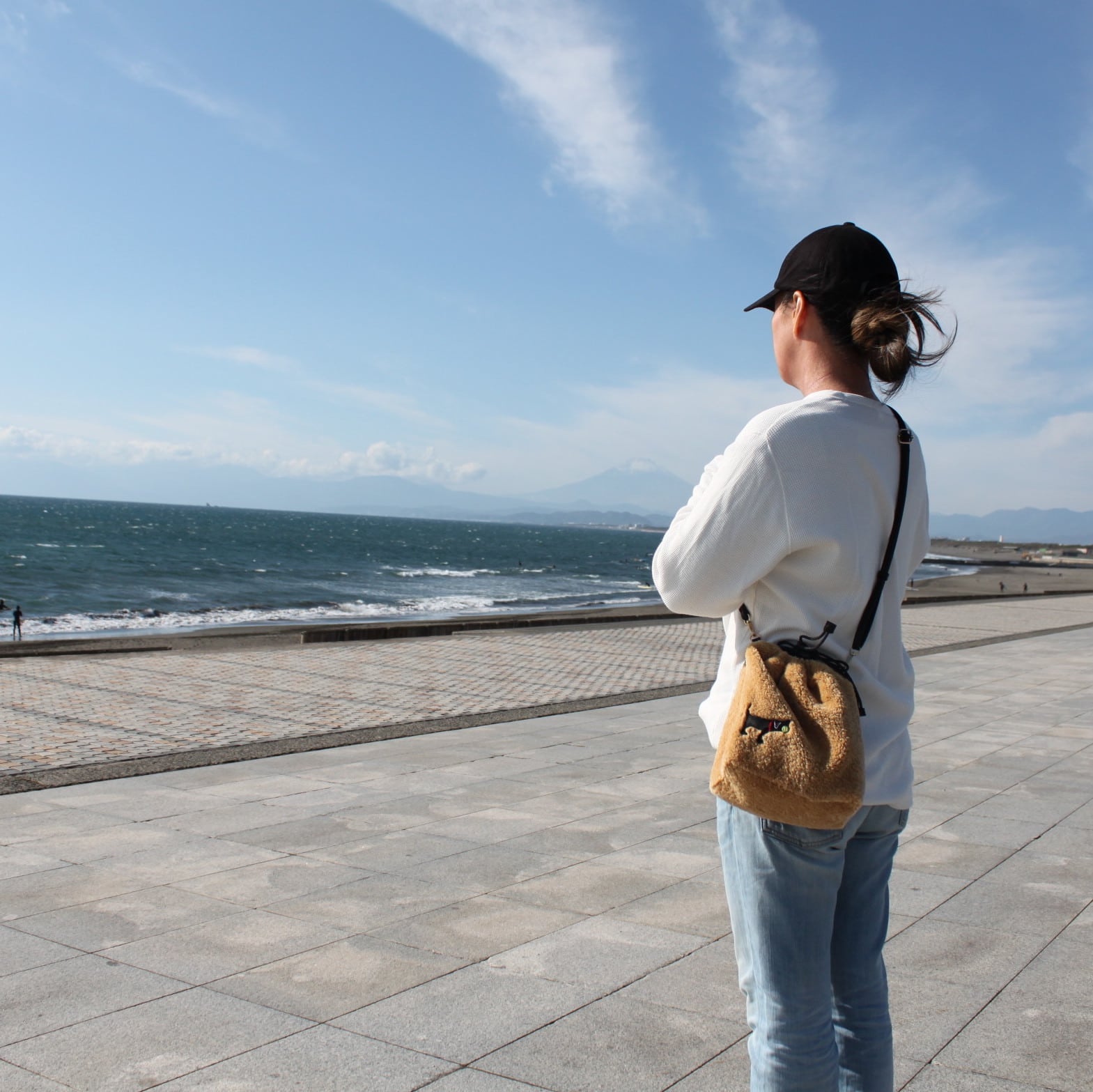 レトワッペン付き 2wayボア巾着バック | SHONAN RETRIEVER