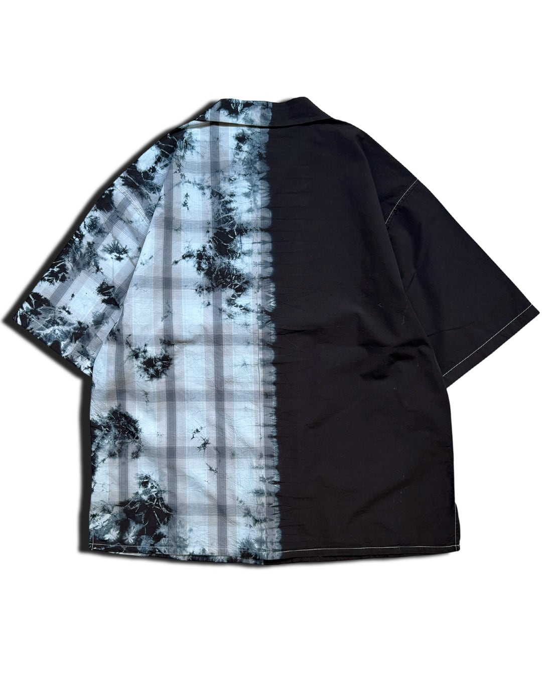 数量限定販売】黒染め開襟シャツ 二重人格 Black | 唯一無二の服づくり
