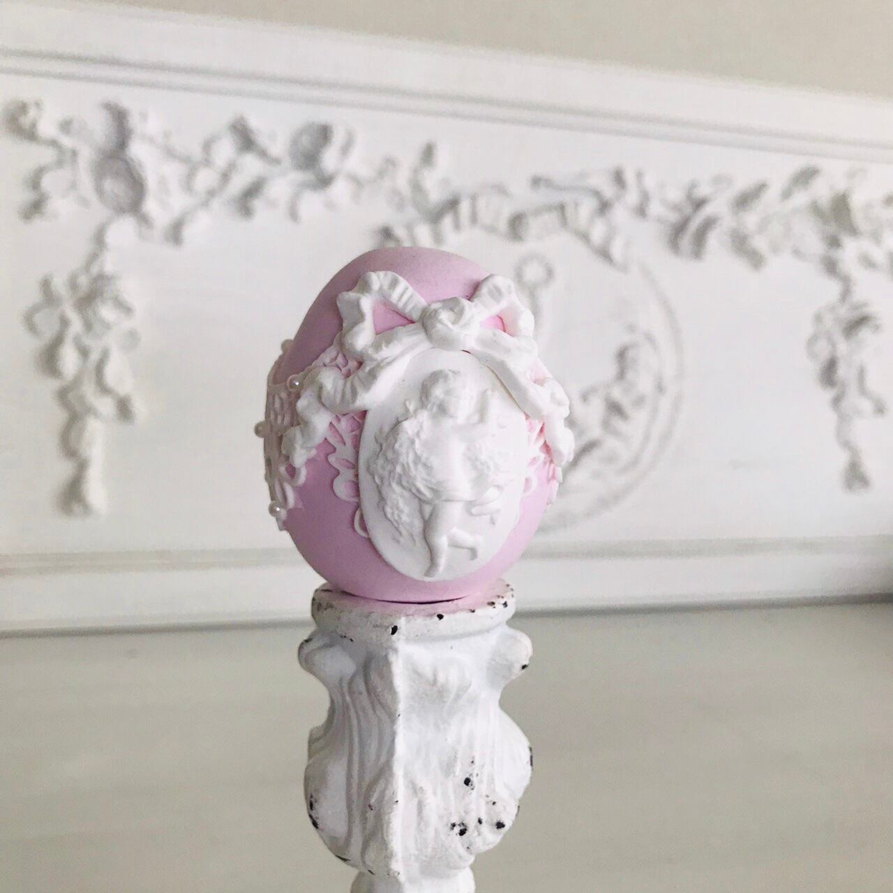 イースターエッグ リュバンシリーズ *天使&レース* エッグオーナメント