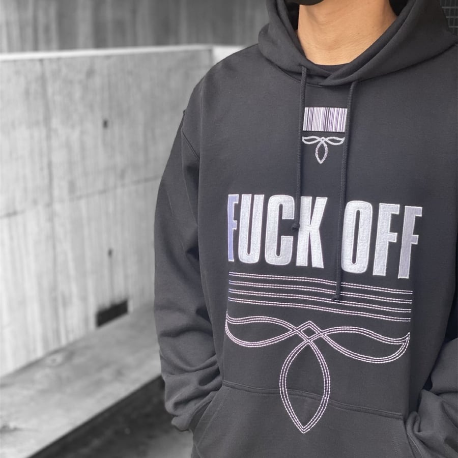 【VTMNTS】FUCK OFF FULLY EMBROIDERED HOODIE | AYIN