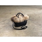 VIOLAd'ORO(ヴィオラドーロ) 『PROCIONE』Fur× Leather 2Way Mini Tote Bag