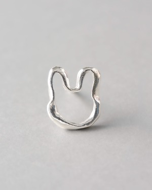 メビウサギのearring M silver925 LJ24052P 18G mobius rabbit earring M