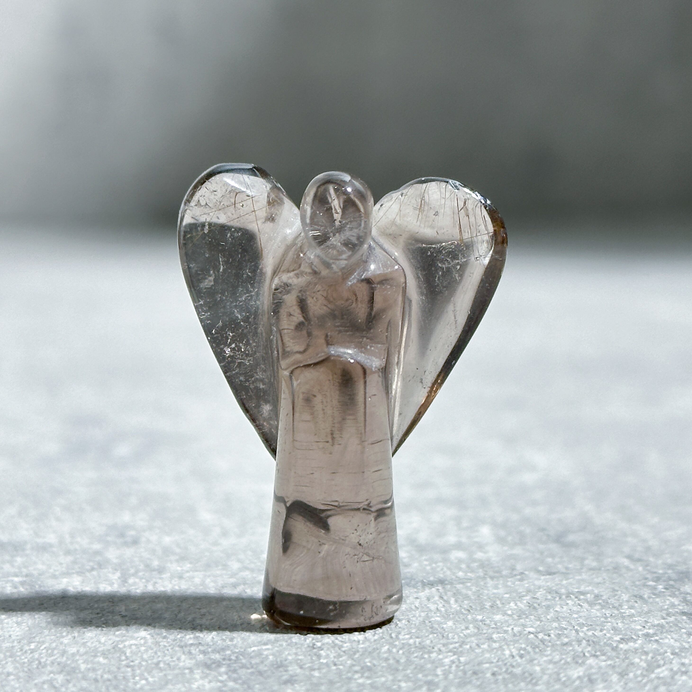 スモーキークォーツ ミニミニエンジェル02◇Smoky quartz Angel◇天然石・鉱物・パワーストーン