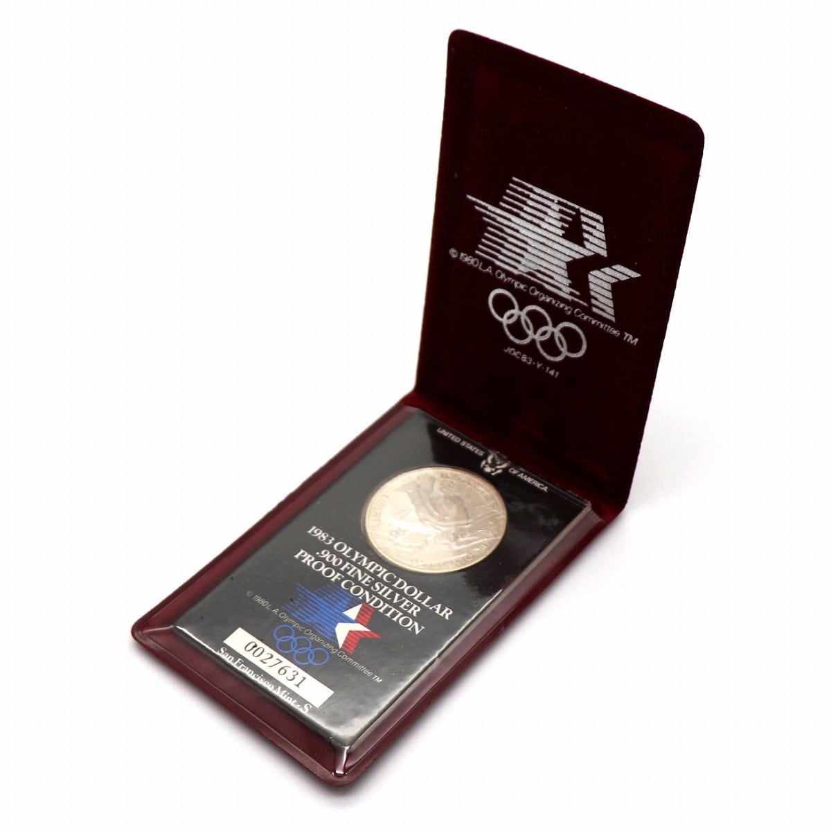 夏季ロサンゼルス五輪・オリンピック記念銀貨・硬貨・記念品