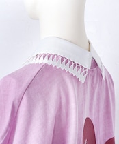 【直営限定ITEM】コンパクトスカラップレースフェイクカラー (WHITE) CQ-48501H