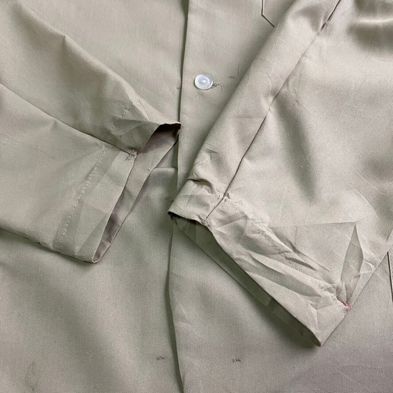 ビッグサイズ USA製 60年代 ユニフォーム ワークシャツ テーラード