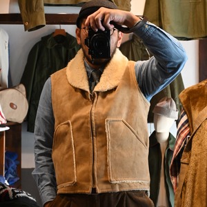 vintage king of the road mouton vest