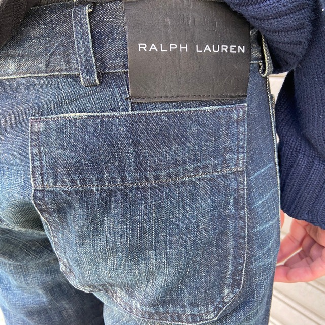 『送料無料』新品　Ralph lauren ブラックレーベル　マリンセーラーパンツ　W30