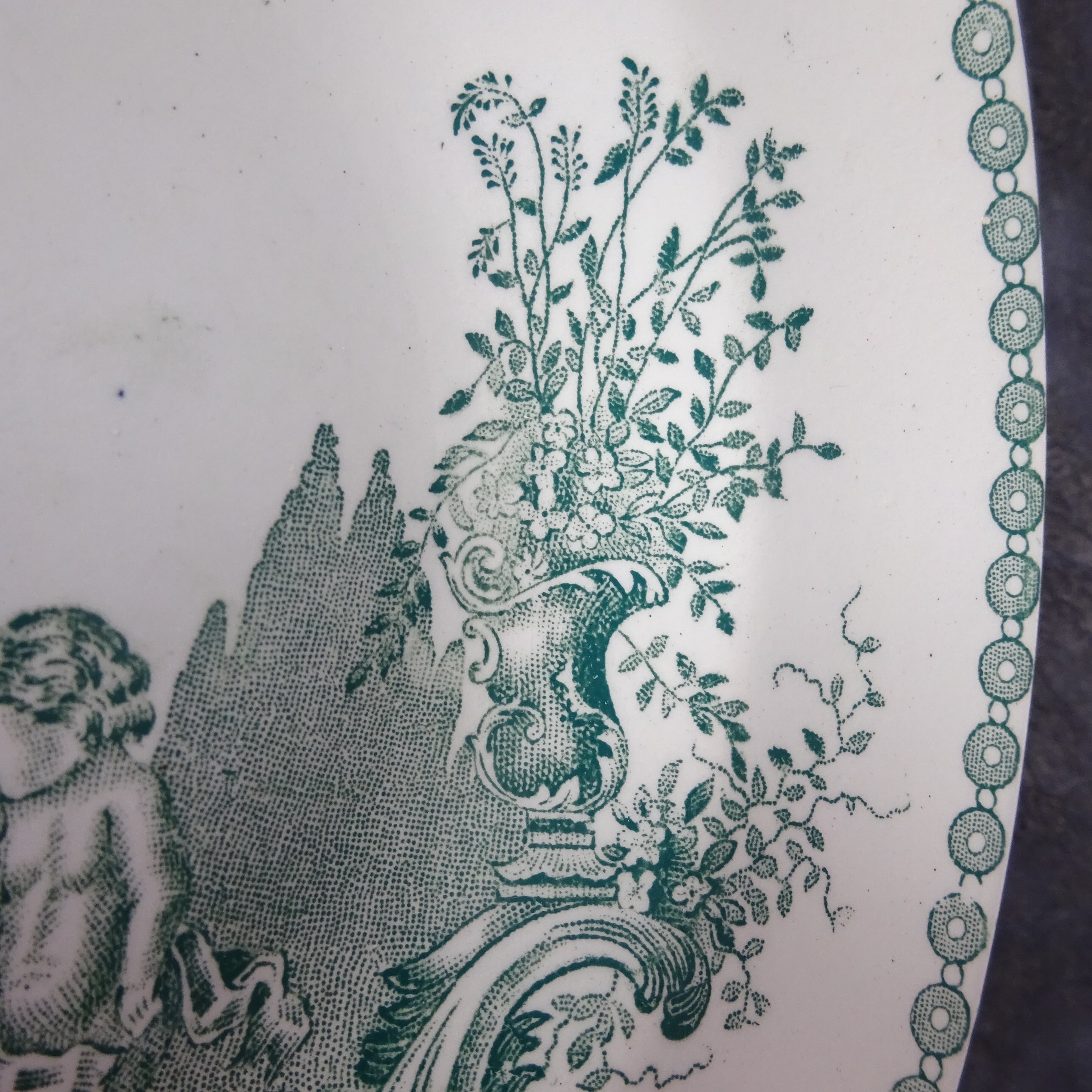 【 Épuisé 】Saint Amand modèle《TRIANON》assiette creuse (B)