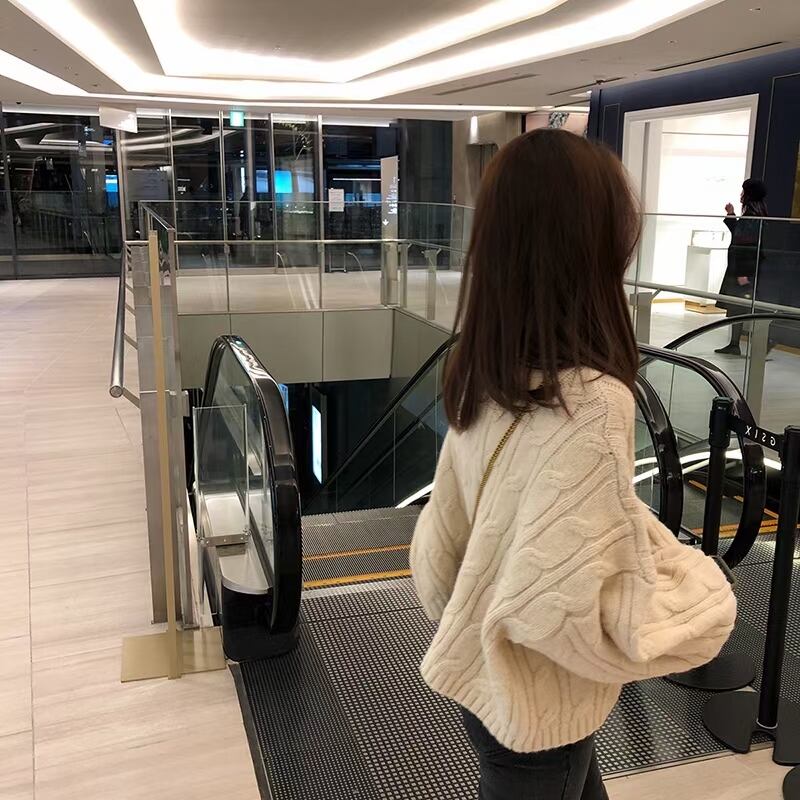 ケーブル編みざっくりタートルニット　AJ11009-2631