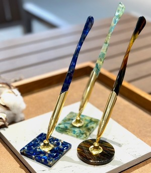 本物のメガネの腕で作ったボールペン◆替え芯付き★めがね産地福井から【メガネ素材で作ったアクセサリー】