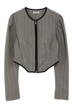 CLANE HERRINGBONE CORSET DETAIL TOPS