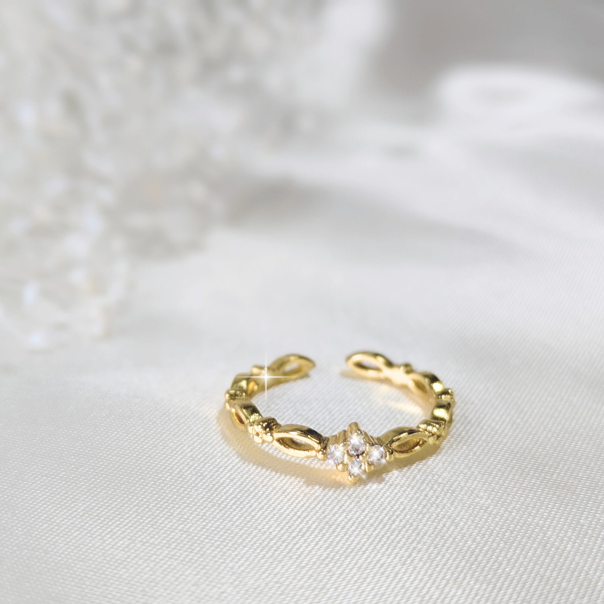 Fleur Lumière Ring│フルール・ルミエールリング│サイズ調整可能 