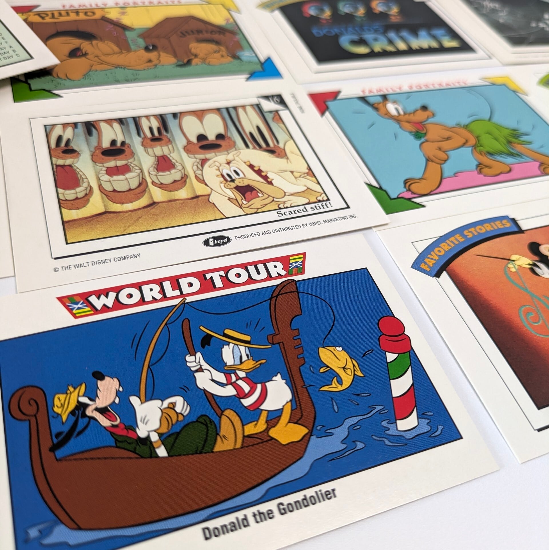 ☆送料無料！☆1991年製 【 Disney Collector Cards ディズニーコレクターカード 】VINTAGE トレーディングカード単品 （1個=15CARDS）〚アメリカン雑貨 アメトイ〛