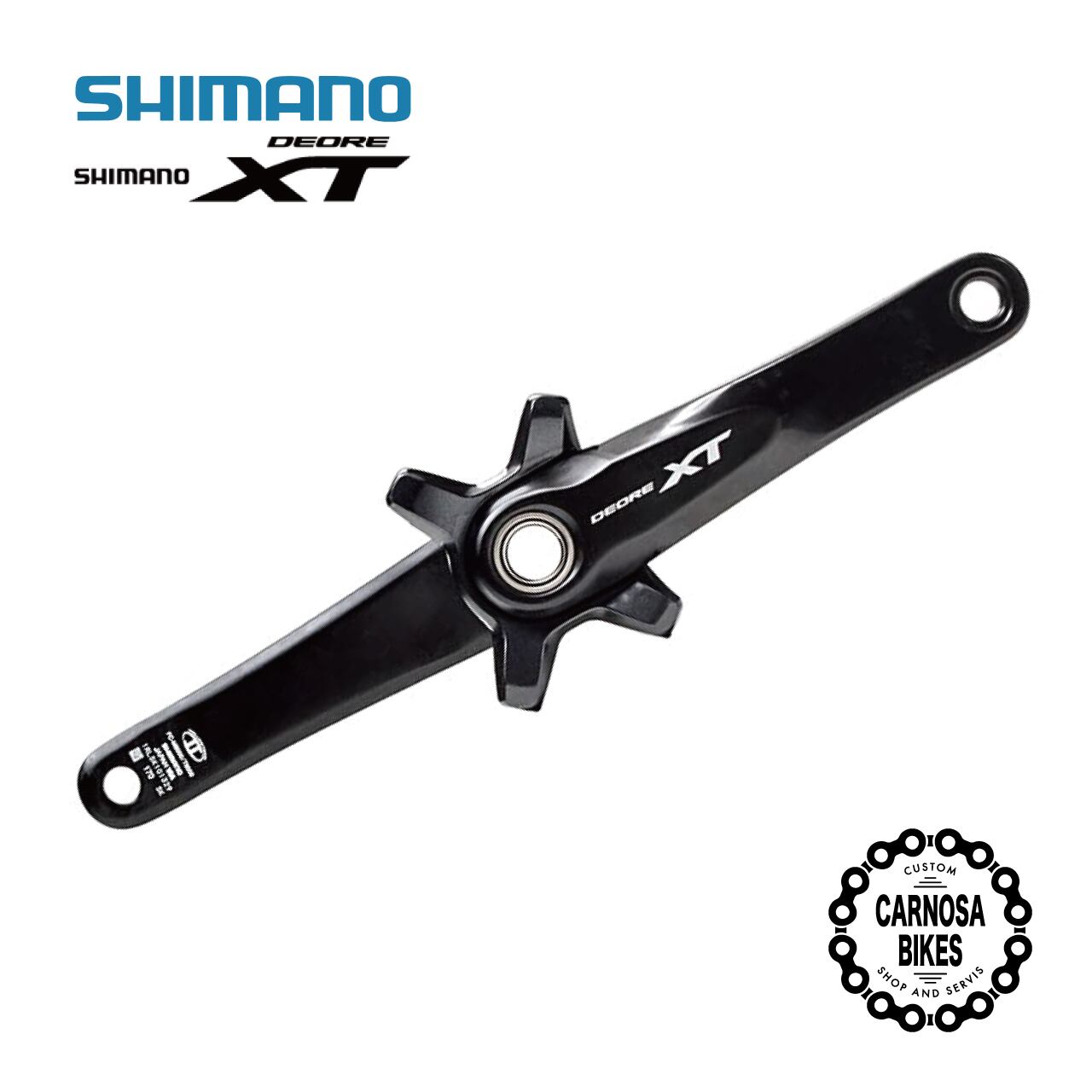 【SHIMANO】FC-M8000-B1 XT クランクセット 170mm ギア無し | 【CARNOSA BIKES】マウンテンバイク&BMX  自転車ショップ powered by BASE