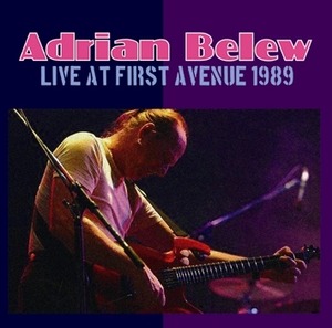 NEW ADRIAN BELEW LIVE AT FIRST AVENUE 1989   2CDR  Free Shipping