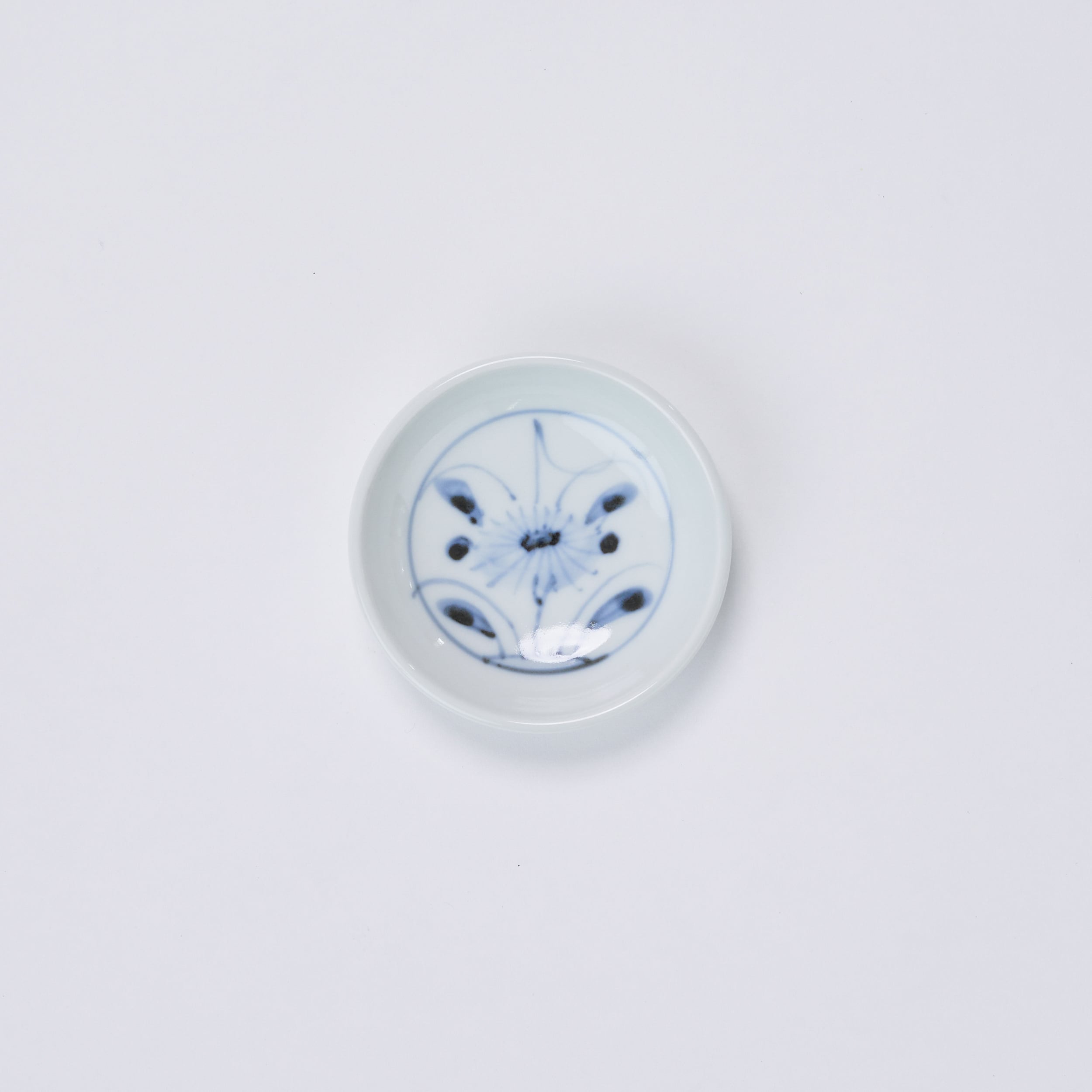 有田焼和食器 3寸皿(9cm)【のぎく】