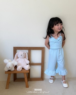 送料無料【予約】tinkerbell ribbon top(sora) /BANANA.J