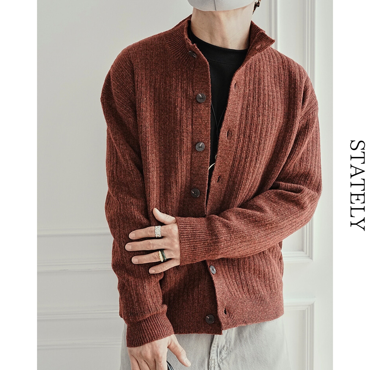 LIB Knit Cardigan/2color_T132・画像4