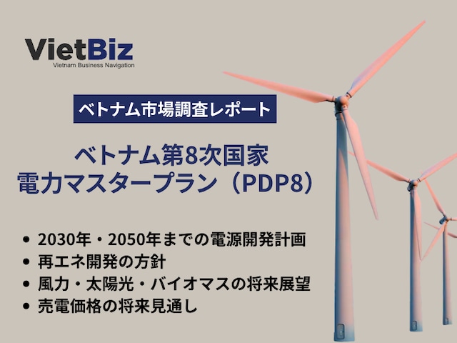 ベトナム第8次国家電力マスタープラン(PDP8)の詳細分析とベトナム電力市場の現状と将来展望