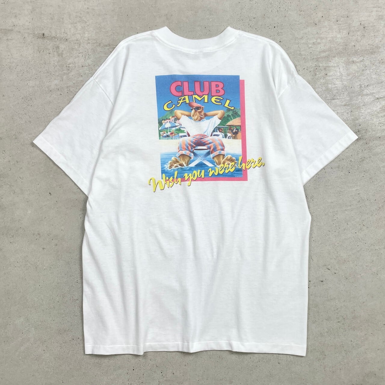 90年代 USA製 CAMEL キャメル タバコ アドバタイジングプリントTシャツ