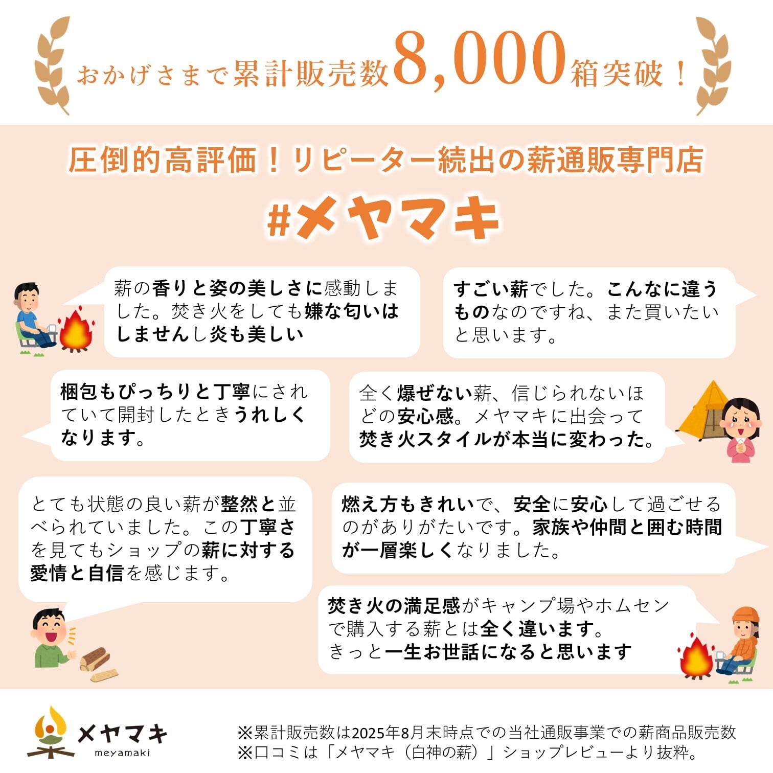 一般サイズ＋ミニサイズの広葉樹薪・針葉樹薪セット「よくばりセット