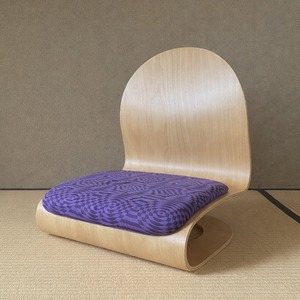 Tatami Chair by Verner Panton (Natural body / Maharam, Optik)