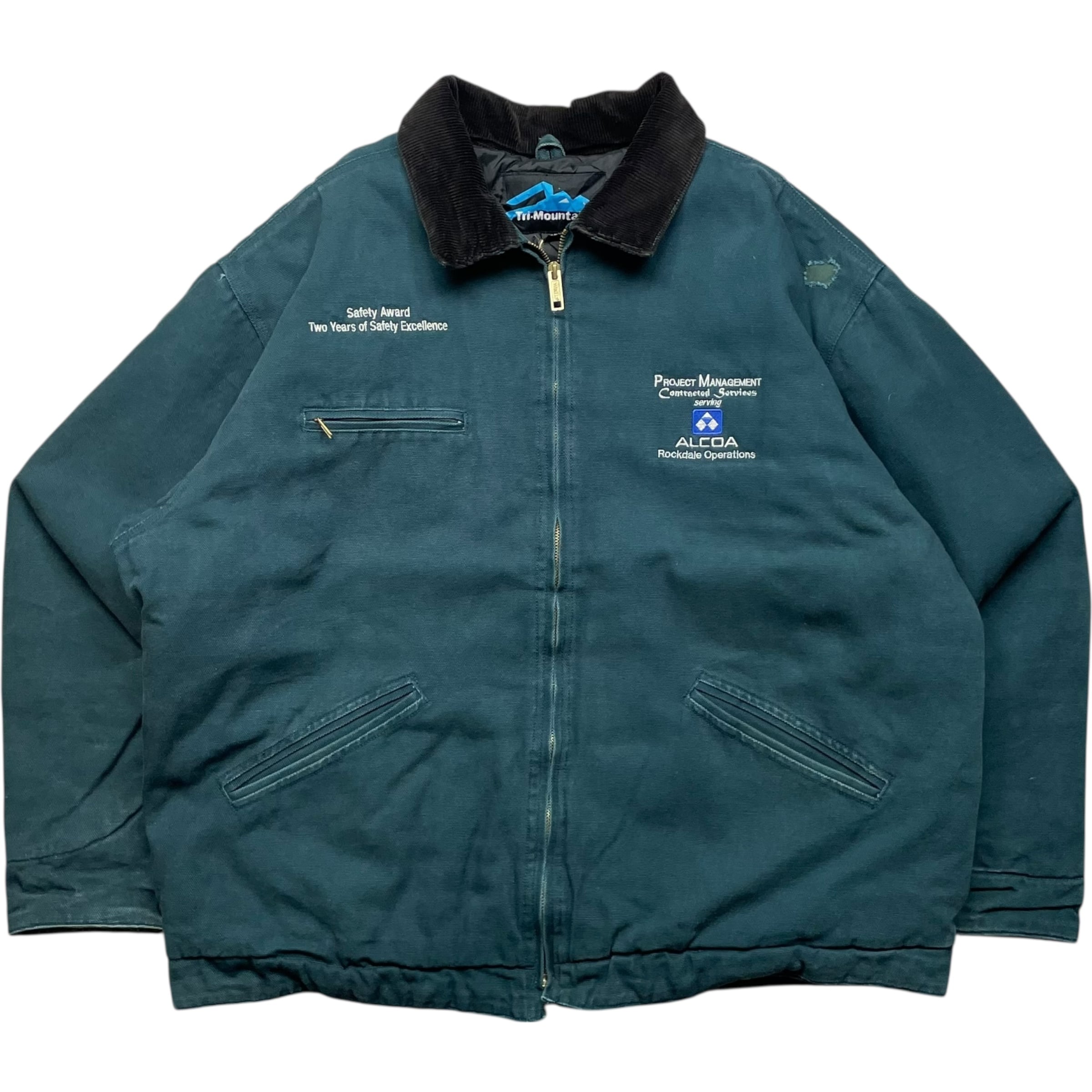 Tri-Mountain ダック ワーク ジャケット ブラック アメリカ古着 00's Tri-Mountain ダックワークジャケットmot013b0503003677