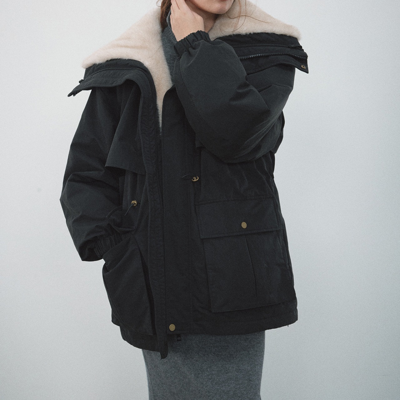 Warm Padding Military Jacket  T3920