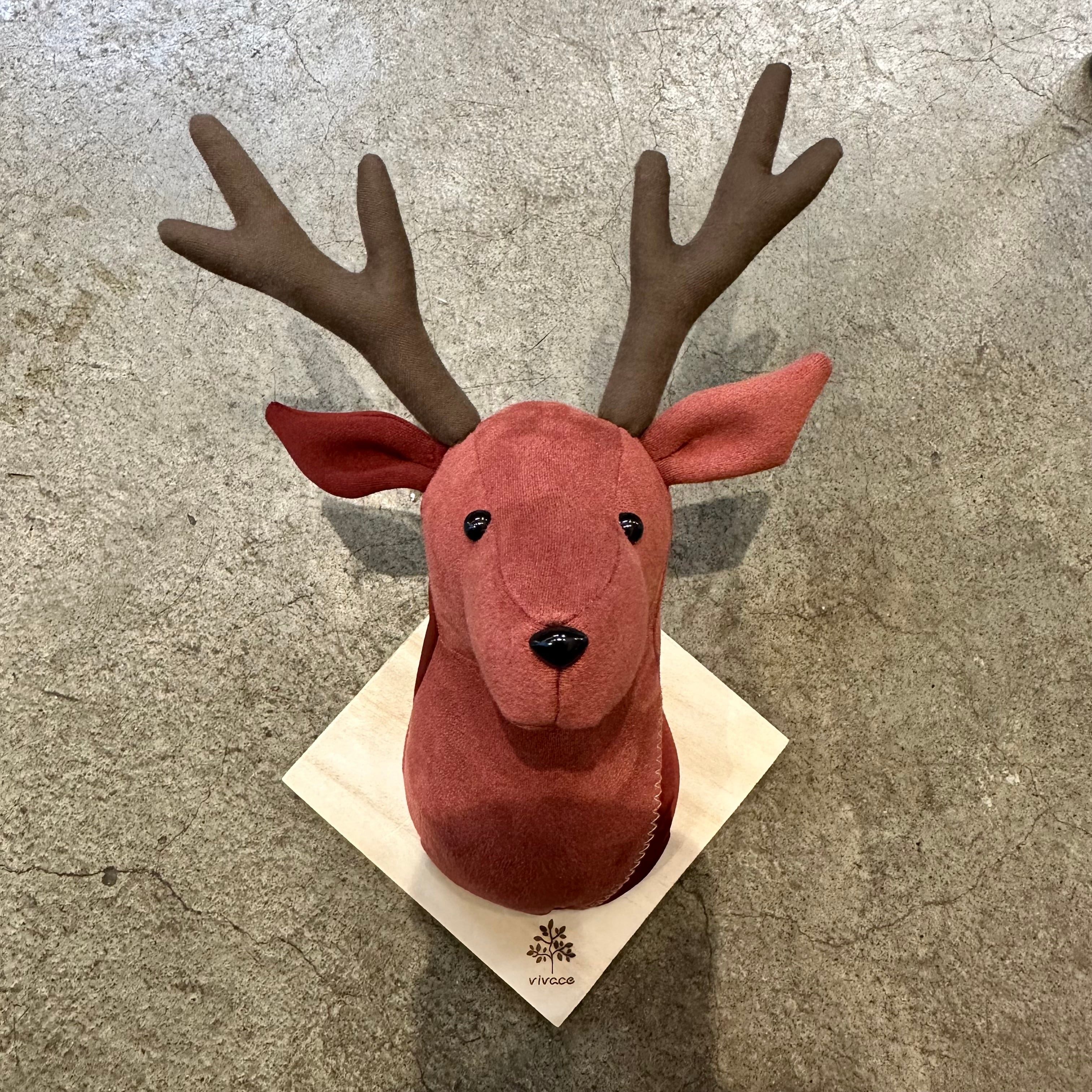 ライトレッド2種 ハンティングトロフィー スエード 鹿 | mikke