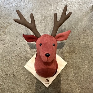 ライトレッド2種　ハンティングトロフィー　スエード　鹿