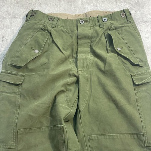 60-80s スウェーデン軍 実物 M-59 フィールドパンツ C48 w29 詳細写真3