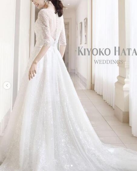 美品 ミモレ丈ウェディングドレス5号（ボレロ付き） 高品質 