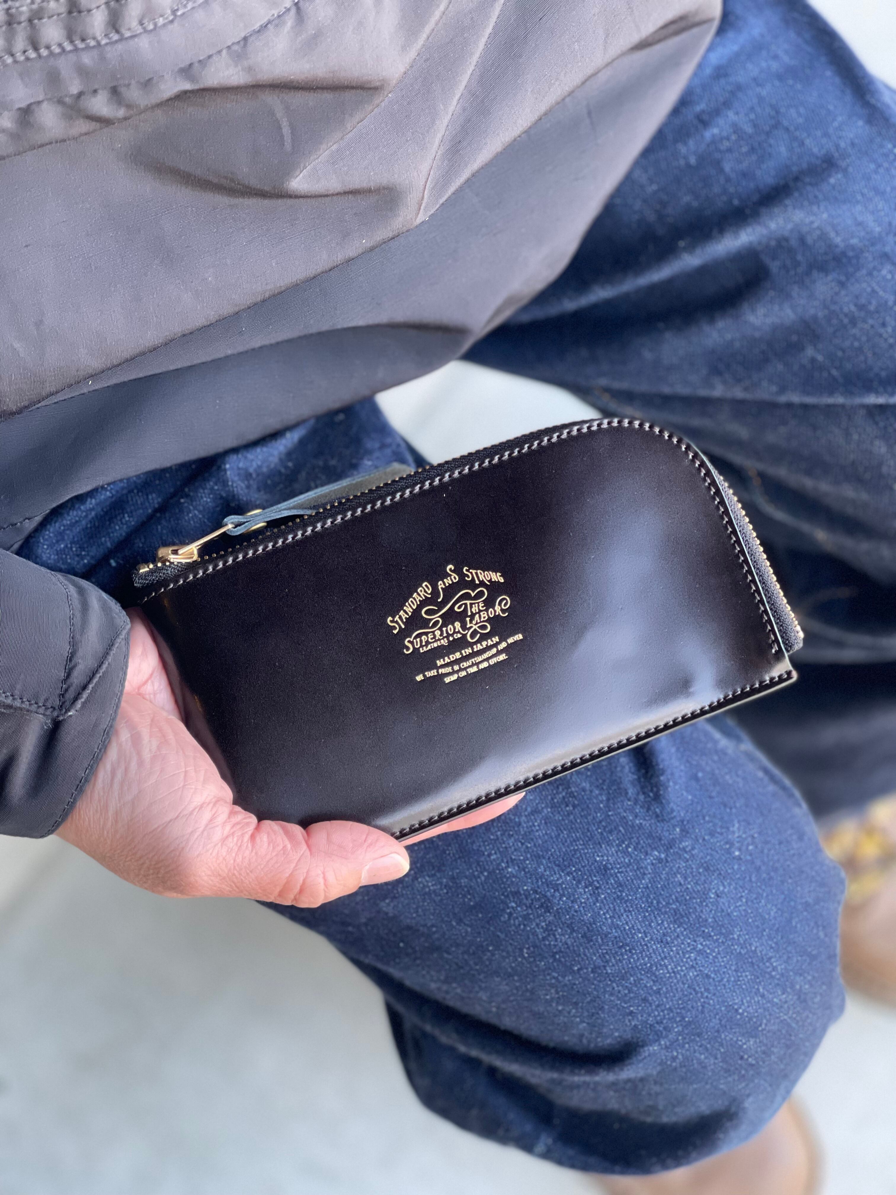 THE SUPERIOR LABOR cordovan L zip wallet | tsl-yamaguchi