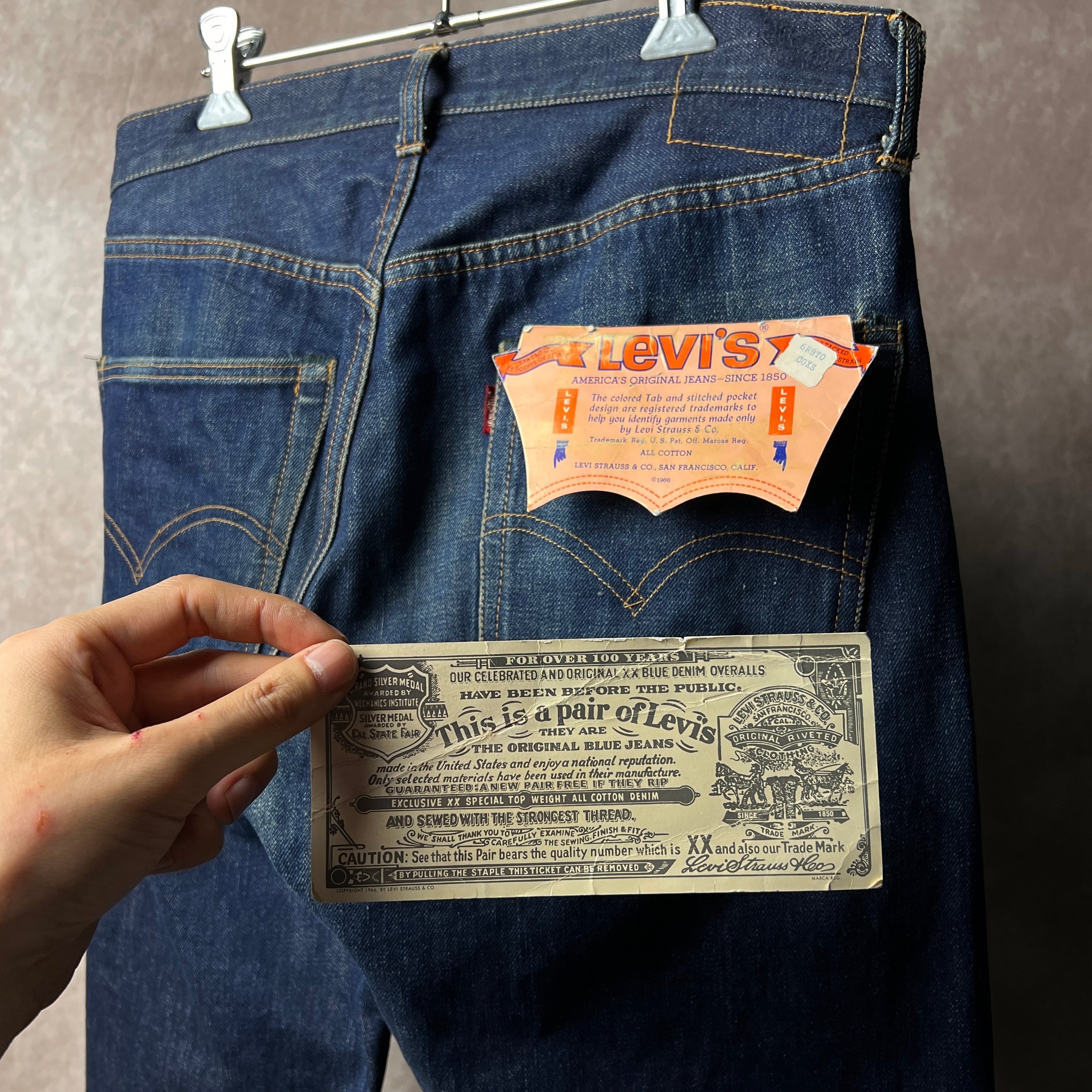 1960's LEVI'S 501 BIG E 