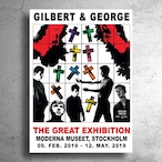 美術家『ギルバート&ジョージ』2019年スウェーデンでの展示ポスター